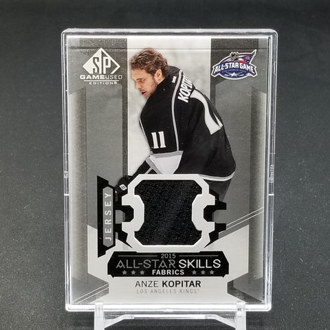 2015 UPPER DECK SP GAME-USED - ALL-STAR SKILLS FABRICS - A. KOPITAR - #AS-13 - RELIC