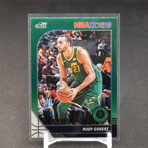 2019 PANINI HOOPS PREMIUM STOCK - GREEN PRIZM - R. GOBERT - #187