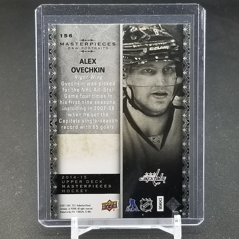 2014 UPPER DECK MASTERPIECES - B&W PORTRAITS - A. OVECHKIN -