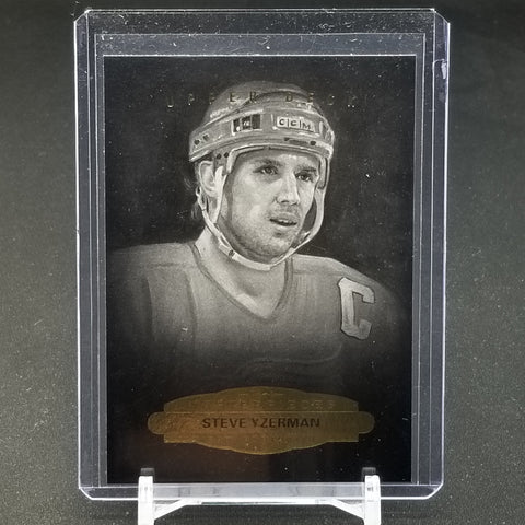 2014 UPPER DECK MASTERPIECES - B&W PORTRAITS - S. YZERMAN - #158