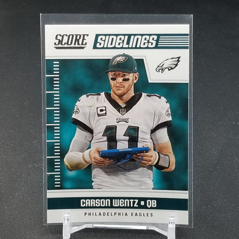 2018 PANINI SCORE - SIDE LINES - C. WENTZ - #2