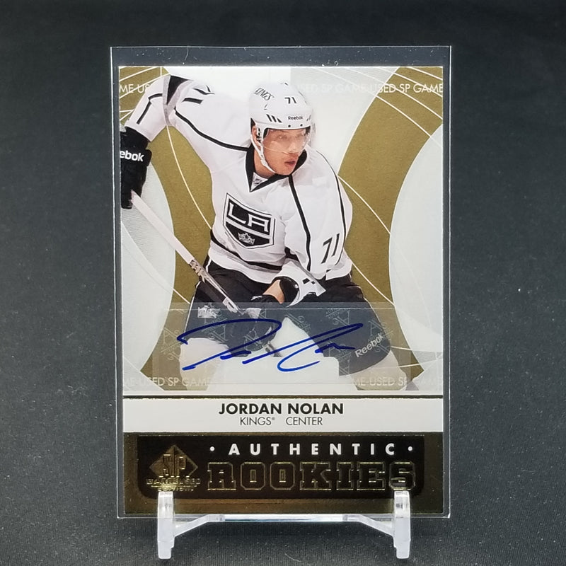 2012 UPPER DECK SP GAME USED - AUTHENTIC ROOKIES - J. NOLAN -