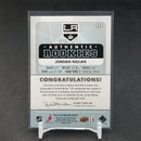 2012 UPPER DECK SP GAME USED - AUTHENTIC ROOKIES - J. NOLAN -