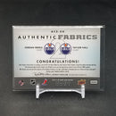 2012 UPPER DECK SP GAME USED - AUTHENTIC FABRICS - J. EBERLE / T. HALL -