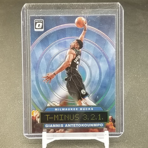 2019 PANINI DONRUSS OPTIC - PRIZM - T-MINUS 3, 2, 1 - G. ANTETOKOUNMPO - #8