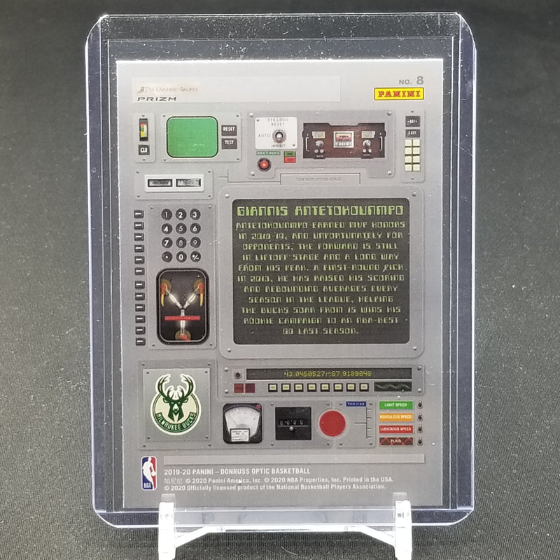 2019 PANINI DONRUSS OPTIC - PRIZM - T-MINUS 3, 2, 1 - G. ANTETOKOUNMPO -
