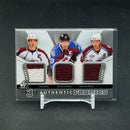 2012 UPPER DECK SP GAME-USED - TRIPLE AUTHENTIC FABRICS - J. SAKIC / M. HEJDUK / R. BOURQUE -