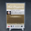2013 FLEER SHOWCASE - HOT PROSPECTS - T. HICKEY - #153 - #'D/375 - RELIC - AUTOGRAPH - RC