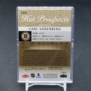 2013 FLEER SHOWCASE - HOT PROSPECTS - C. SODERBERG - #169 - #'D/375 - RELIC - AUTOGRAPH - RC