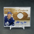 2013 FLEER SHOWCASE - HOT PROSPECTS - M. REILLY - #160 - #'D/165 - RELIC - AUTOGRAPH - RC