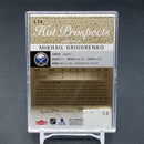 2013 FLEER SHOWCASE - HOT PROSPECTS - M. GRIGORENKO - #174 - #'D/375 - RELIC - AUTOGRAPH - RC