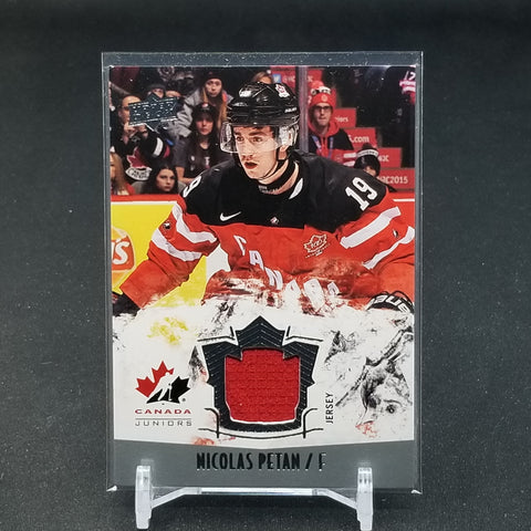 2015 UPPER DECK TEAM CANADA JUNIORS - N. PETAN - #107 - RELIC
