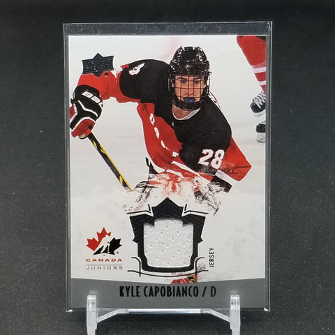 2015 UPPER DECK TEAM CANADA JUNIORS - K. CAPOBIANCO - #123 - RELIC