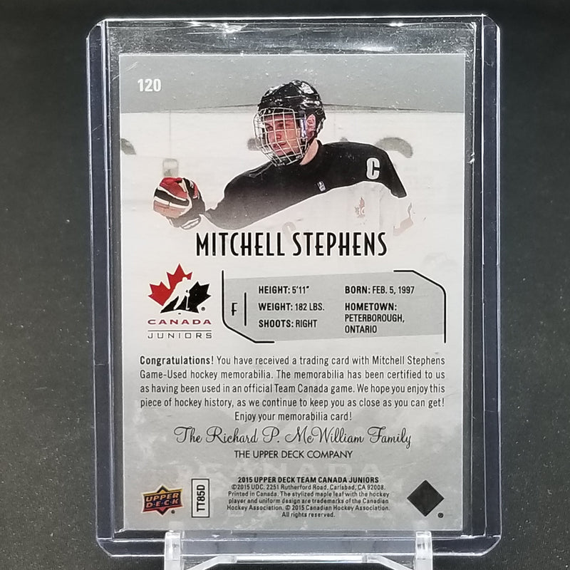 2015 UPPER DECK TEAM CANADA JUNIORS - M. STEPHENS -
