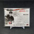 2015 UPPER DECK TEAM CANADA JUNIORS - JUMBO JERSEY - R. FABBRI - #JS-RF - #'D/199 - RELIC