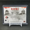 2015 UPPER DECK TEAM CANADA JUNIORS - DUAL JERSEY - B. JENNER / G. LACASSE -