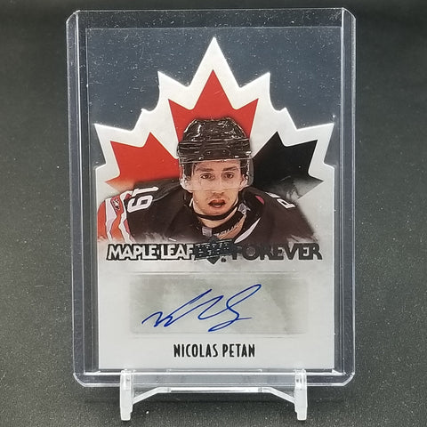 2015 UPPER DECK TEAM CANADA JUNIORS - MAPLE LEAF FOREVER - N. PETAN - #ML-PE - AUTOGRAPH