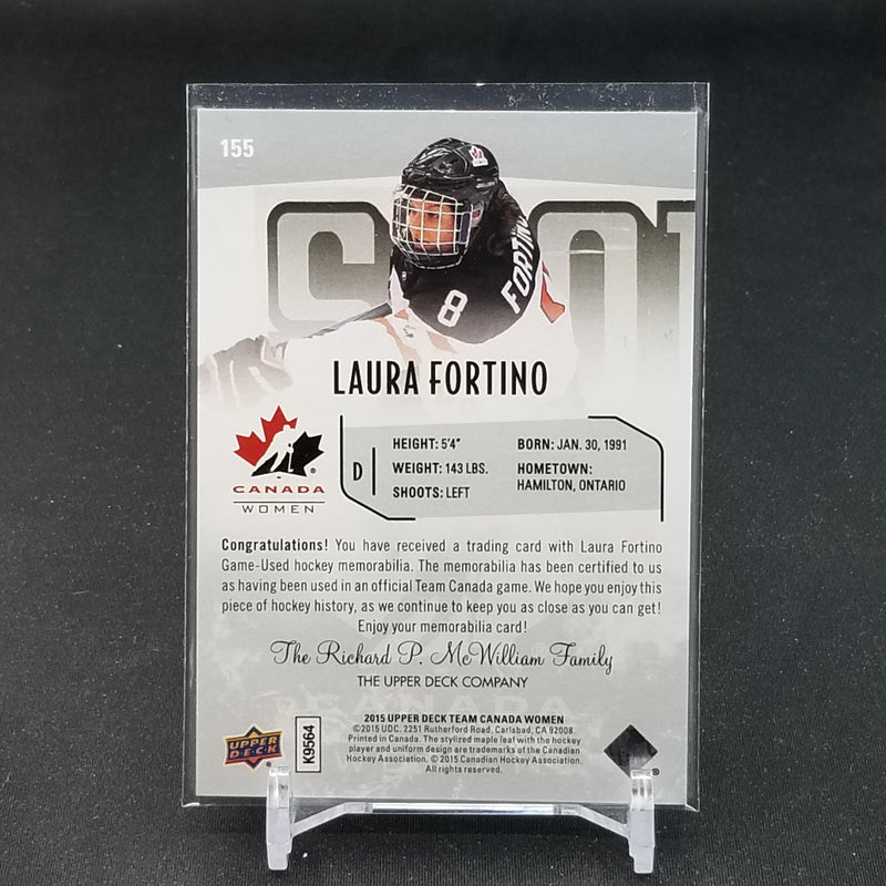 2015 UPPER DECK TEAM CANADA JUNIORS - L. FORTINO -