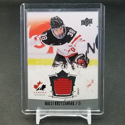 2015 UPPER DECK TEAM CANADA JUNIORS - H. KRZYZANIAK - #144 - RELIC