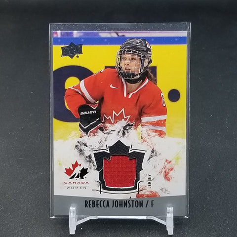 2015 UPPER DECK TEAM CANADA JUNIORS - R. JOHNSTON - #147 - RELIC