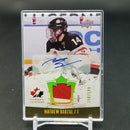2015 UPPER DECK TEAM CANADA JUNIORS - M. BARZAL - #122 - #'D/199 - RELIC - AUTOGRAPH