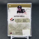 2015 UPPER DECK TEAM CANADA JUNIORS - M. BARZAL - #122 - #'D/199 - RELIC - AUTOGRAPH