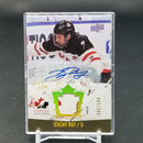 2015 UPPER DECK TEAM CANADA JUNIORS - J. ROY - #129 - #'D/199 - RELIC - AUTOGRAPH