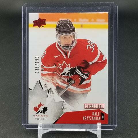 2015 UPPER DECK TEAM CANADA JUNIORS - EXCLUSIVES - H. KRZYZANIAK - #58 - #'D/199
