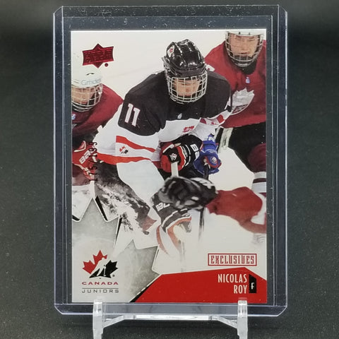2015 UPPER DECK TEAM CANADA JUNIORS - EXCLUSIVES - N. ROY - #12 - #'D/199