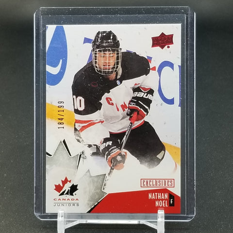2015 UPPER DECK TEAM CANADA JUNIORS - EXCLUSIVES - N. NOEL - #27 - #'D/199