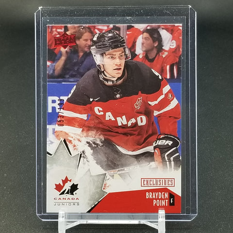 2015 UPPER DECK TEAM CANADA JUNIORS - EXCLUSIVES - B. POINT - #41 - #'D/199