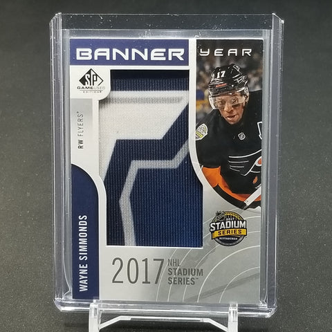 2017 UPPER DECK SP GAME USED - BANNER YEAR - W. SIMMONDS - #BSS-WS - BANNER