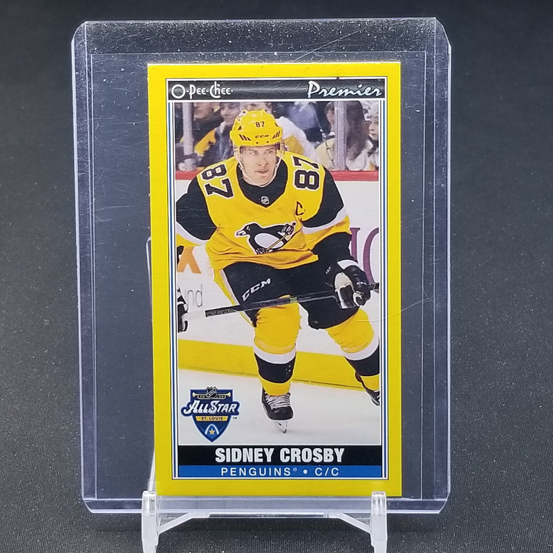 2020 UPPER DECK O-PEE-CHEE - PREMIER YELLOW - S. CROSBY -