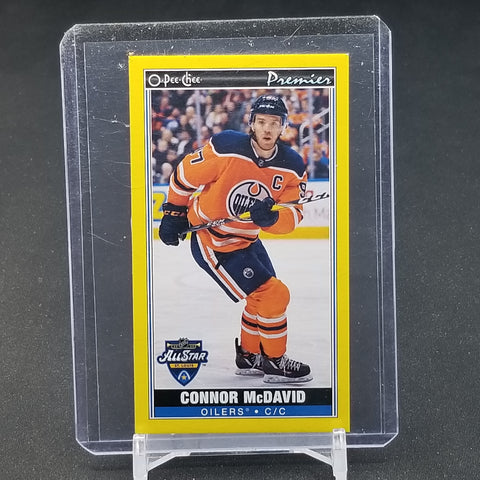 2020 UPPER DECK O-PEE-CHEE - PREMIER YELLOW - C. MCDAVID - #P-45