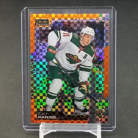2020 UPPER DECK O-PEE-CHEE PLATINUM - ORANGE CHECKERS - Z. PARISE - #66 - #'D/25