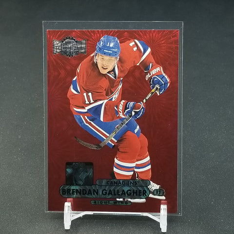 2013 FLEER SHOWCASE - METAL UNIVERSE - PRECIOUS METAL GEMS - B. GALLAGHER - #MU-10 - #'D/75