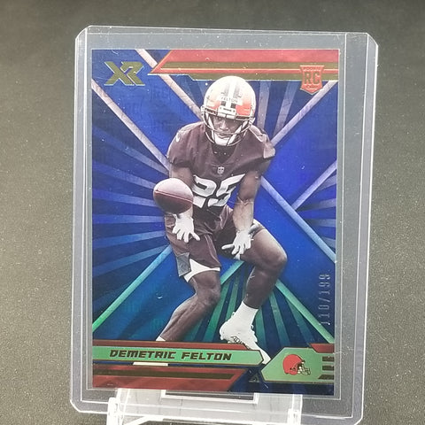 2021 PANINI XR - D. FELTON - #199 - #'D/199 - RC