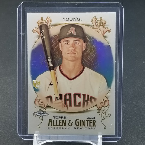 2021 TOPPS ALLEN & GINTER CHROME - REFRACTOR - A. YOUNG - #158 - RC