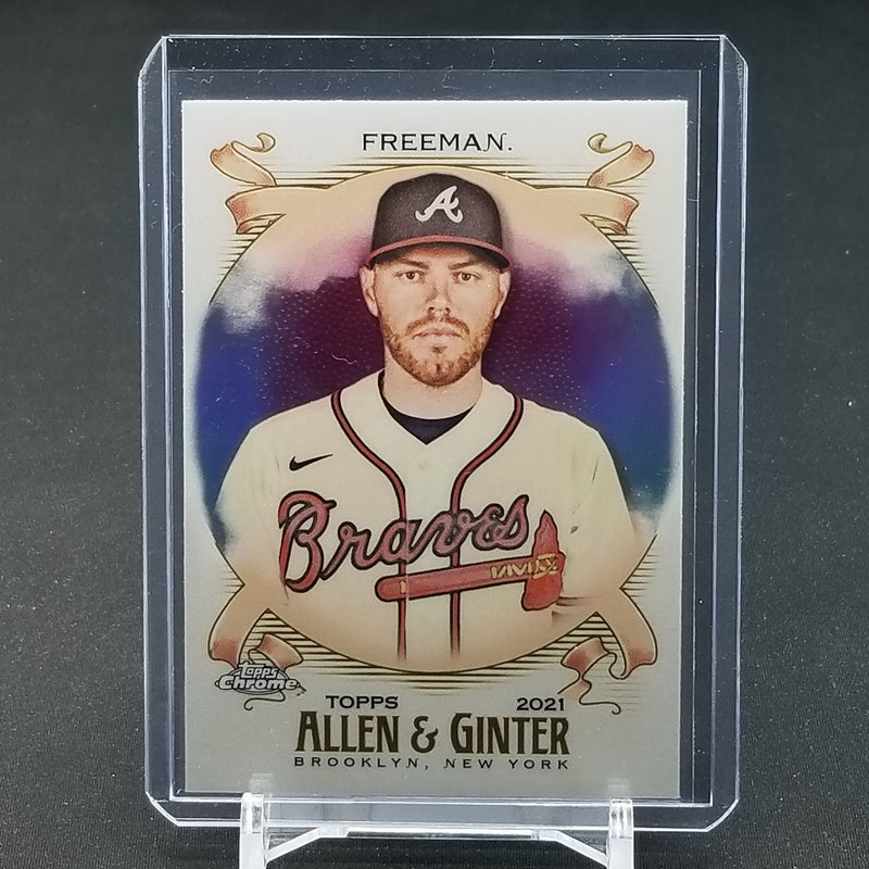 2021 TOPPS ALLEN & GINTER CHROME - REFRACTOR - F. FREEMAN -