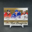 2013 FLEER SHOWCASE - FLEER SHOWCASE - HOT PROSPECTS TRIOS - M. REINHART / T. JOHNSON / A. PETROVIC - #104 - #'D/399