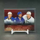 2013 FLEER SHOWCASE - RED GLOW - FLEER SHOWCASE - HOT PROSPECTS TRIOS - D. JASKIN / M. BARBERIO / Z. SILL - #119 - #'D/27