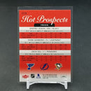 2013 FLEER SHOWCASE - RED GLOW - FLEER SHOWCASE - HOT PROSPECTS TRIOS - D. JASKIN / M. BARBERIO / Z. SILL - #119 - #'D/27