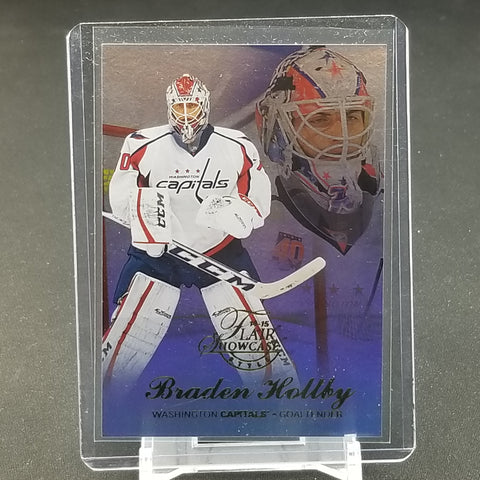 2014 FLEER SHOWCASE - FLAIR SHOWCASE - B. HOLTBY - #ROW 2 SEAT 2