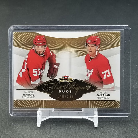 2014 FLEER SHOWCASE - HOT PROSPECTS DUOS - L. FERRARO / M. CALLAHAN - #119 - #'D/299