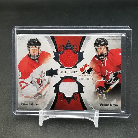 2016 UPPER DECK TEAM CANADA JUNIORS - DUAL JERSEY - P. LABERGE / W. BITTEN - #TCD-LB - DUAL RELIC