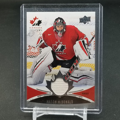 2016 UPPER DECK TEAM CANADA JUNIORS - M. McDONALD - #104 - RELIC