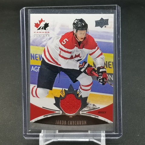 2016 UPPER DECK TEAM CANADA JUNIORS - J. CHYCHRUN - #125 - RELIC