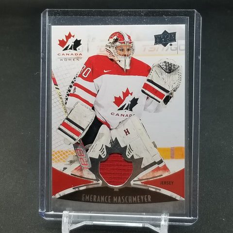 2016 UPPER DECK TEAM CANADA WOMEN - E. MASCHMEYER - #149 - RELIC