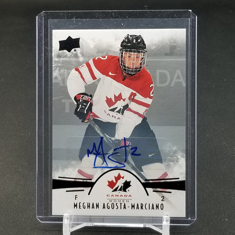 2016 UPPER DECK TEAM CANADA WOMEN - M. AGOSTA-MARCIANO - #3 - AUTOGRAPH