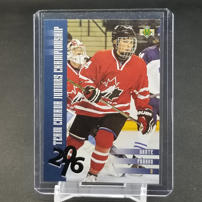 2016 UPPER DECK TEAM CANADA JUNIORS - RETRO - D. FABBRO -